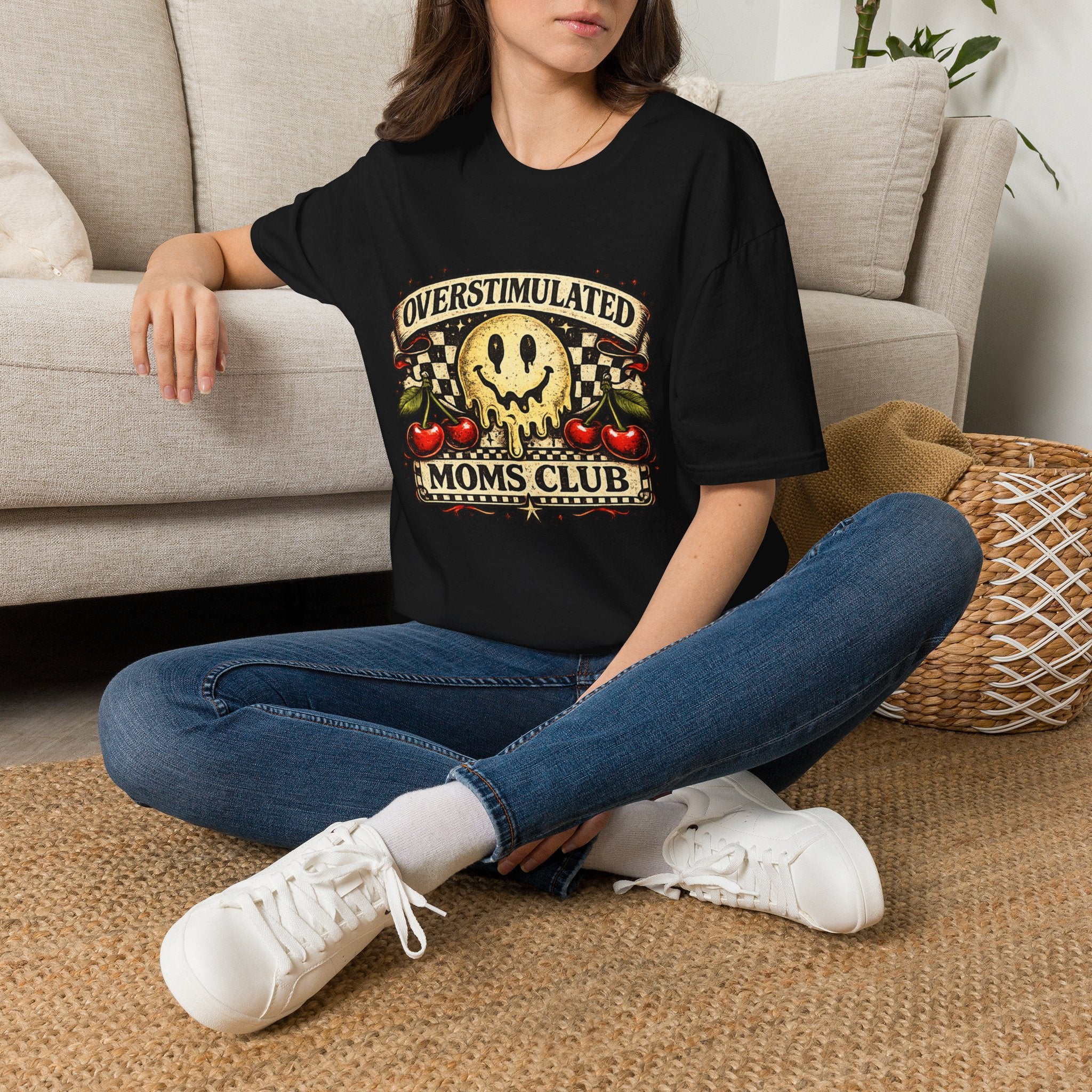 Overstimulated Moms Club Tee