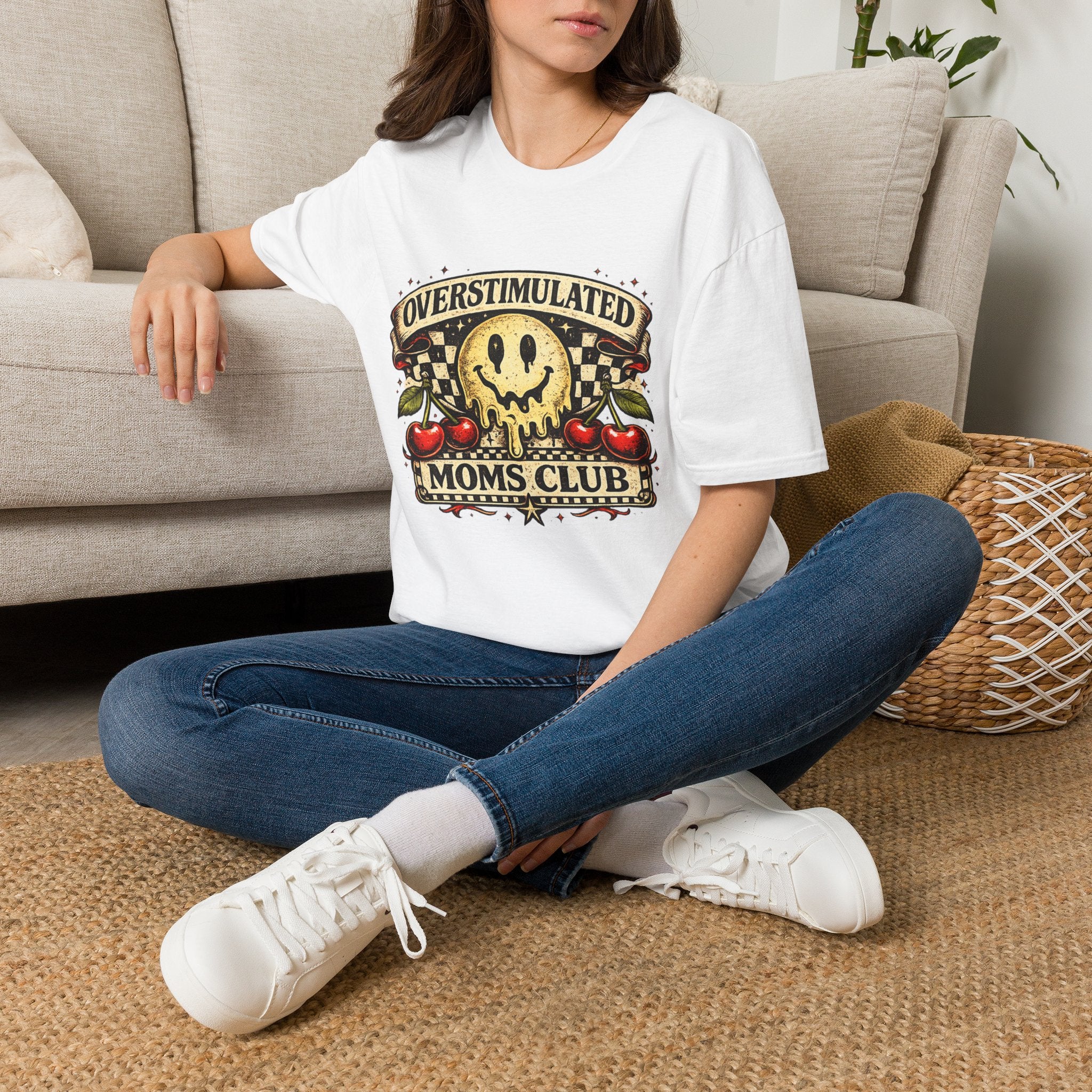 Overstimulated Moms Club Tee