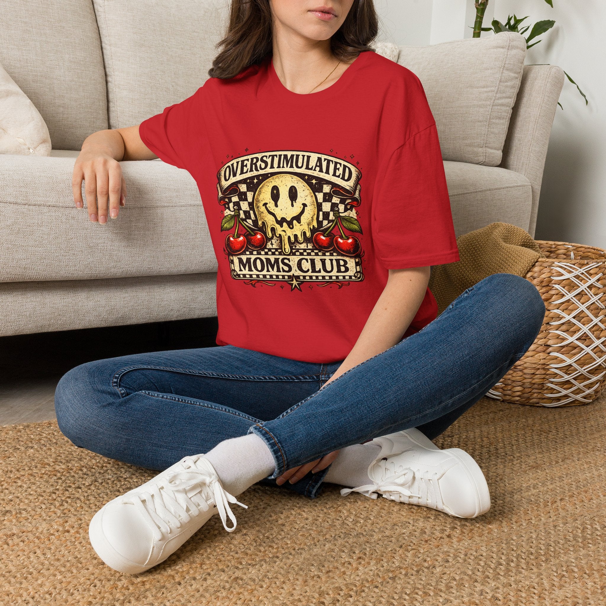 Overstimulated Moms Club Tee