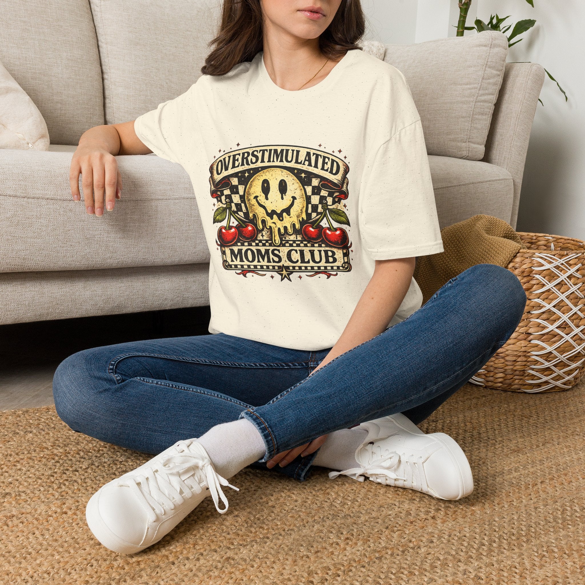 Overstimulated Moms Club Tee