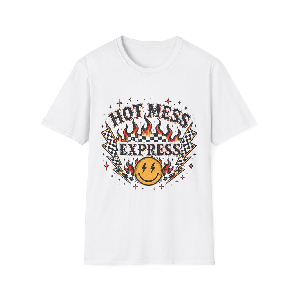 Hot Mess Express T-Shirt — Retro Flame Graphic Tee