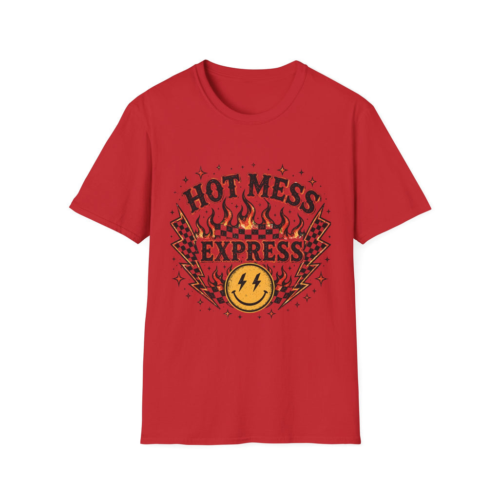 Hot Mess Express T-Shirt — Retro Flame Graphic Tee