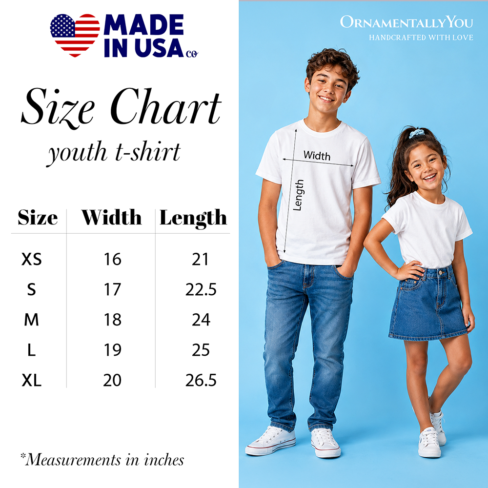 Kids USA Liberty Retro Coquette T-Shirt, Youth 1776 Patriotic 4th of July Tee